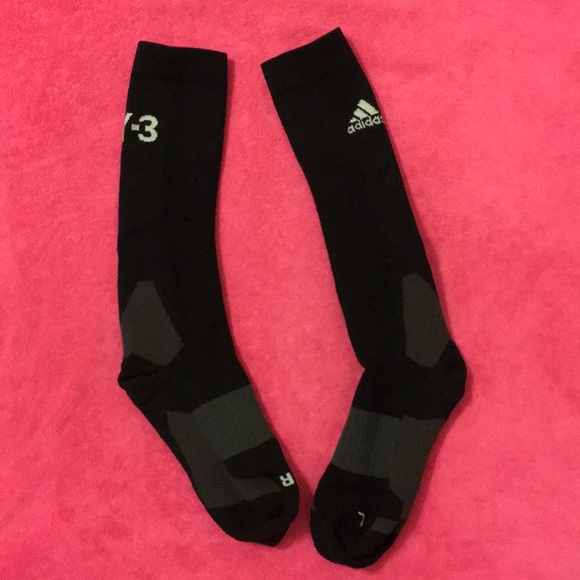 NWOT Adidas Y3 Black and White and Grey tech socks - Picture 3 of 4